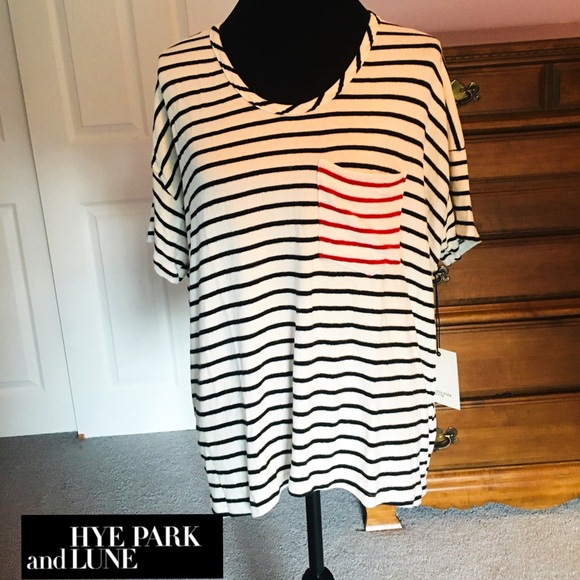 Hye Park & Lune Orbit T-shirt (black/white/red) - Picture 3 of 5